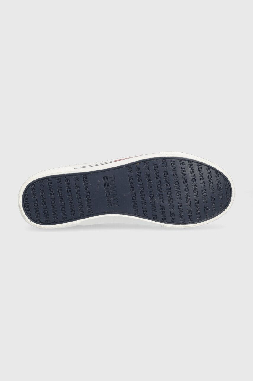 Tommy Jeans Tenisky SLIP-ON SIGNATURE DETAILING dámske biela farba EN0EN02088 - Pepit.sk