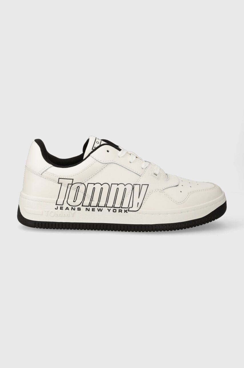 Tommy Jeans Tenisky TJM BASKET LOGO biela farba EM0EM01257 - Pepit.sk