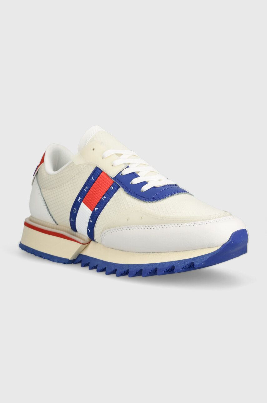 Tommy Jeans Tenisky TJM RUNNER TRANSLUCENT béžová farba EM0EM01219 - Pepit.sk