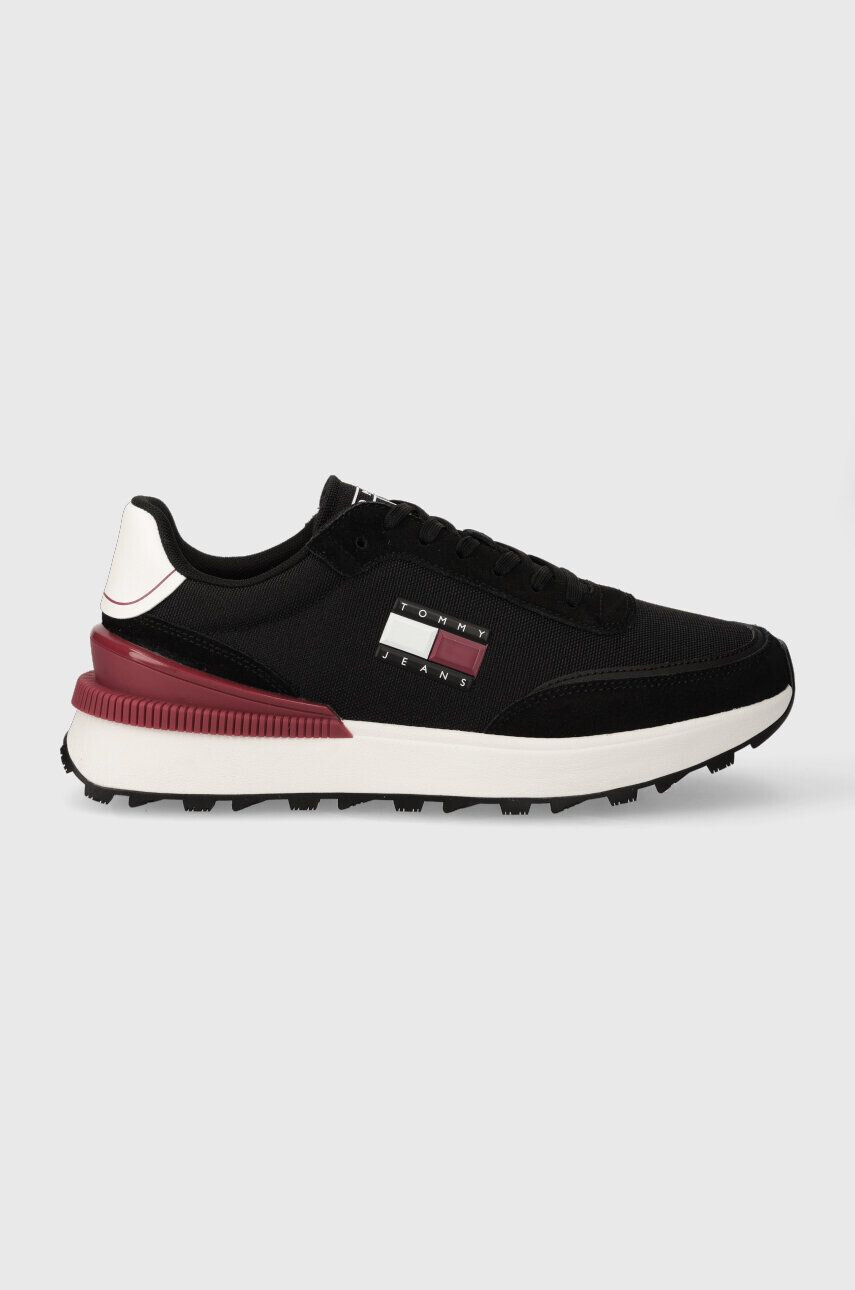 Tommy Jeans Tenisky TJM TECHNICAL RUNNER čierna farba EM0EM01265 - Pepit.sk