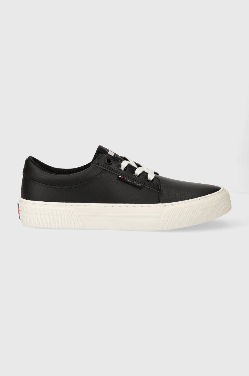 Tommy Jeans Tenisky TJM VULC. SKATE DERBY ESS čierna farba EM0EM01400 - Pepit.sk