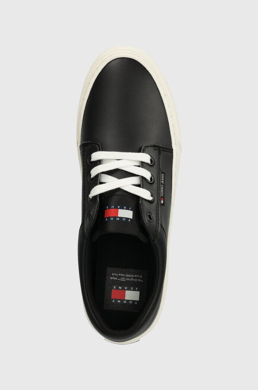 Tommy Jeans Tenisky TJM VULC. SKATE DERBY ESS čierna farba EM0EM01400 - Pepit.sk