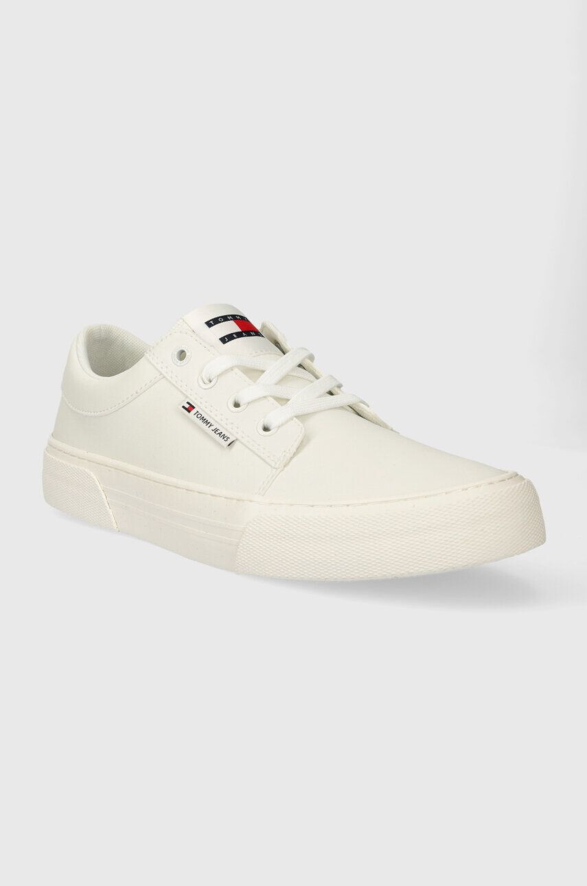 Tommy Jeans Tenisky TJM VULC. SKATE DERBY ESS biela farba EM0EM01400 - Pepit.sk