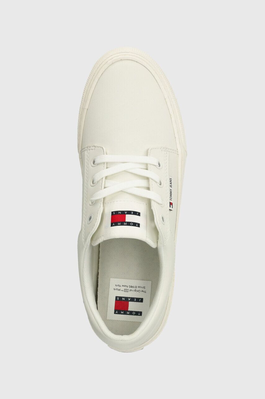 Tommy Jeans Tenisky TJM VULC. SKATE DERBY ESS biela farba EM0EM01400 - Pepit.sk