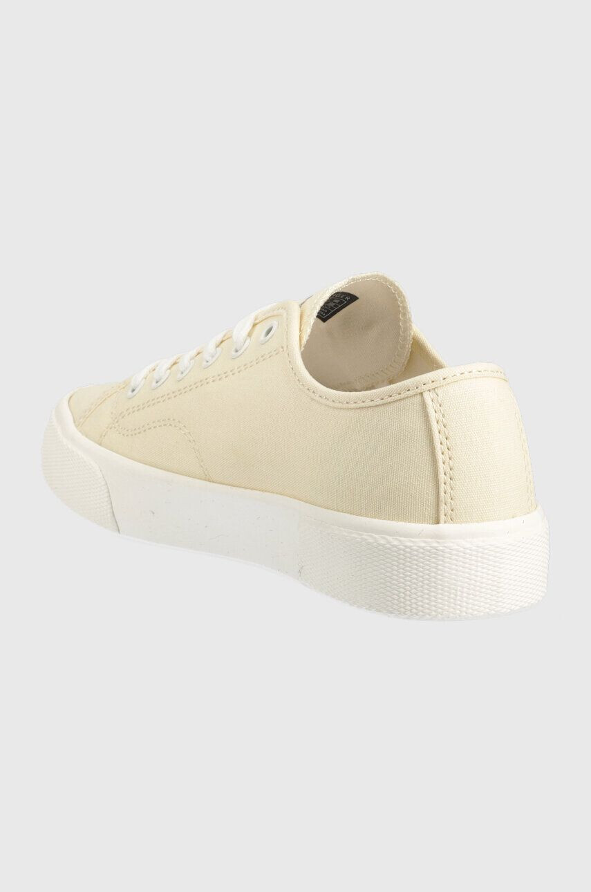 Tommy Jeans Tenisky TJW LOW CUT CANVAS dámske žltá farba EN0EN02359 - Pepit.sk