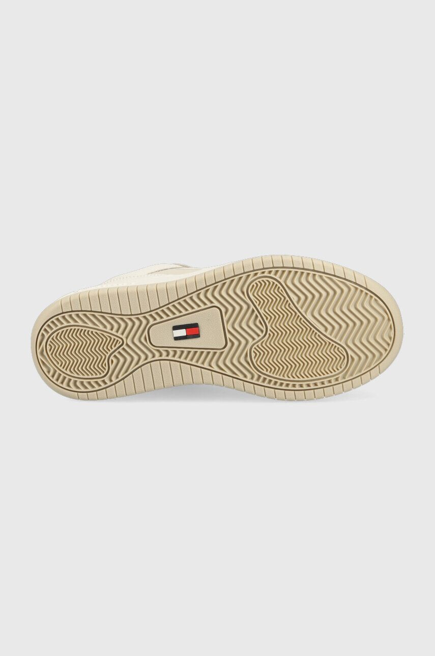 Tommy Jeans Tenisky TJW RETRO BASKET FLATFORM béžová farba EN0EN02208 - Pepit.sk