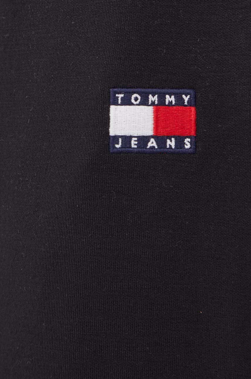 Tommy Jeans Tepláky čierna farba jednofarebné - Pepit.sk