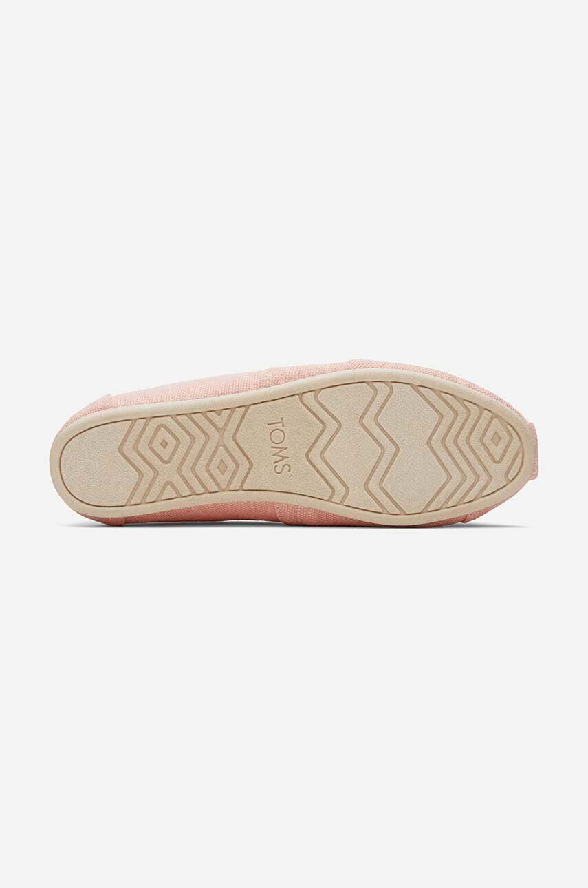 Toms Espadrilky Alpargata 10019634 PEACH BLUSH dámske oranžová farba - Pepit.sk