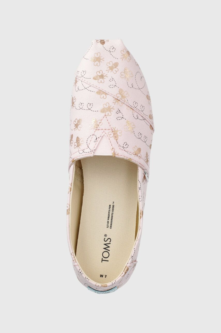 Toms Espadrilky Alpargata ružová farba - Pepit.sk