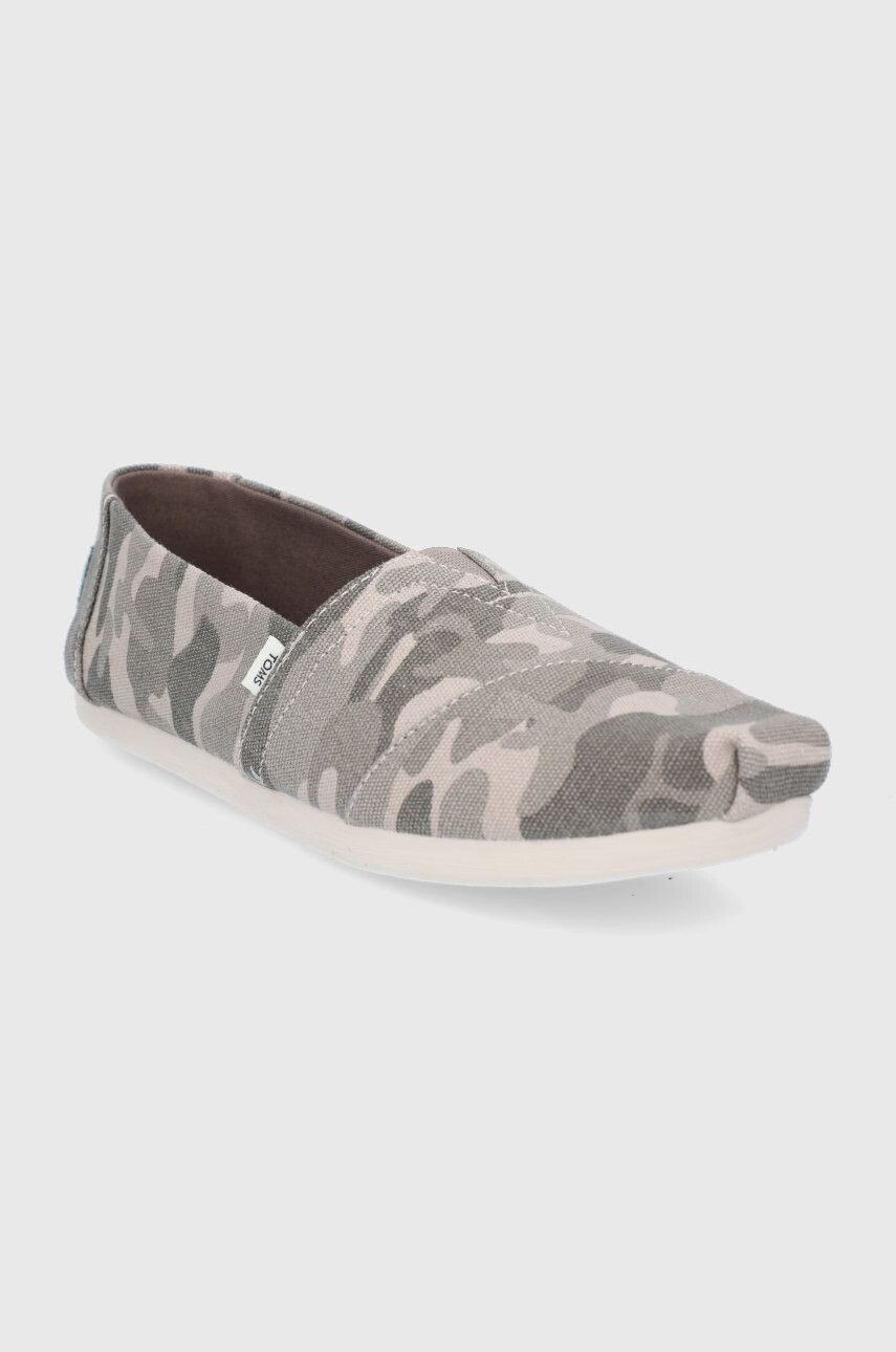 Toms Espadrilky Alpargata šedá farba - Pepit.sk