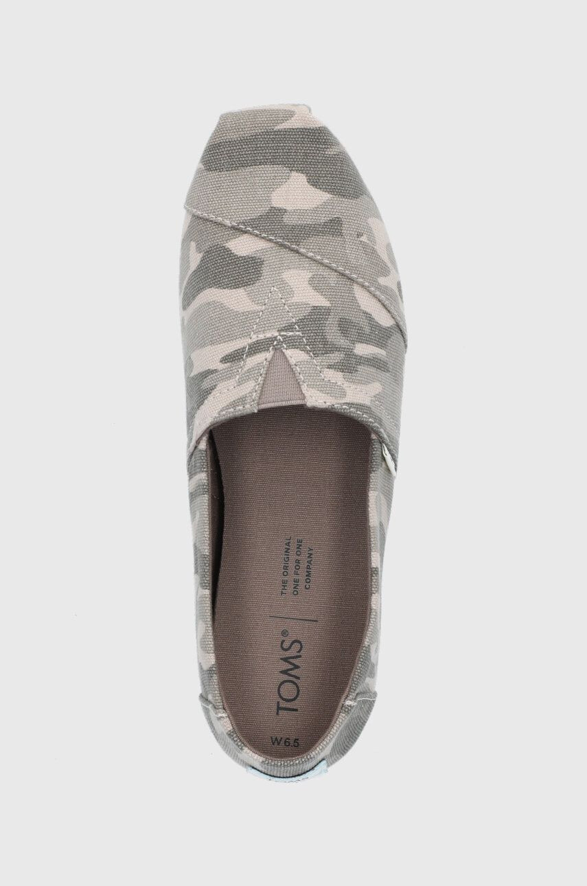 Toms Espadrilky Alpargata šedá farba - Pepit.sk