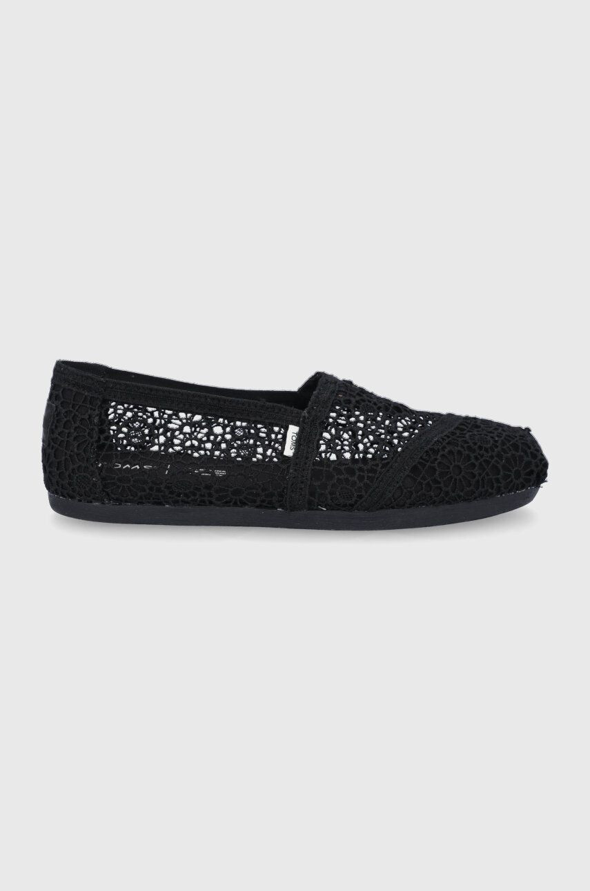 Toms Espadrilky Alpargata čierna farba - Pepit.sk