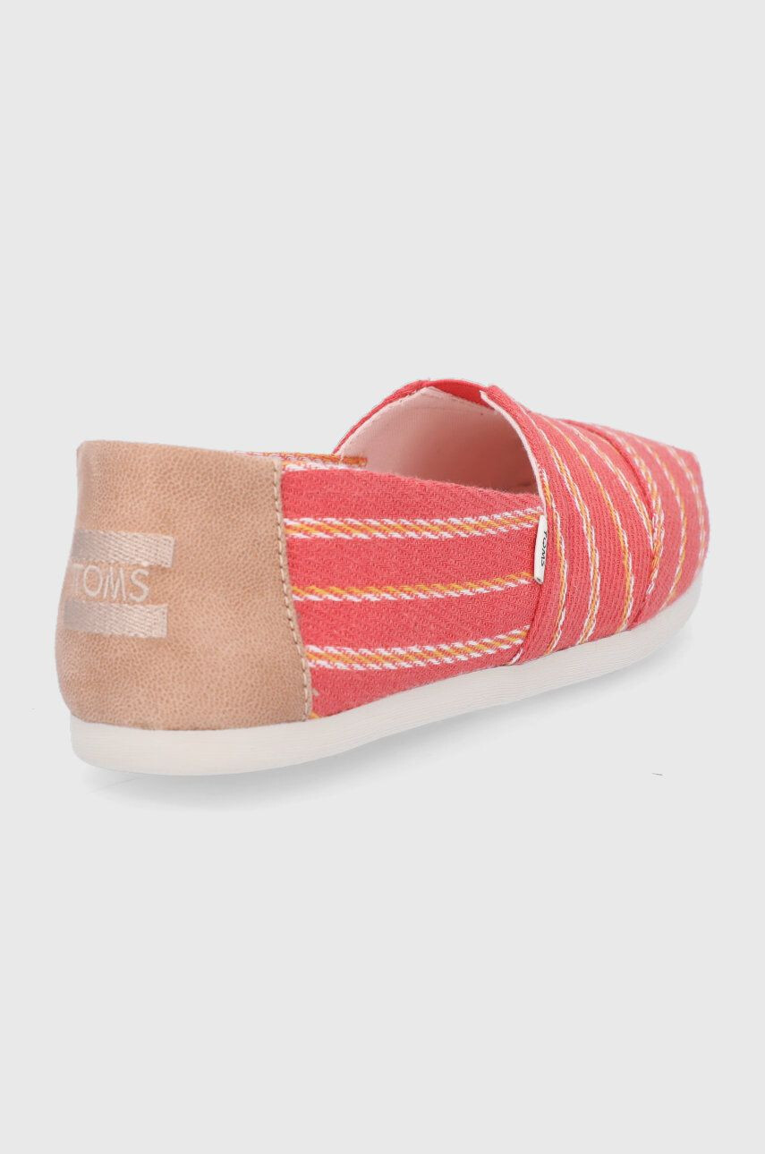 Toms Espadrilky Alpargata červená farba - Pepit.sk