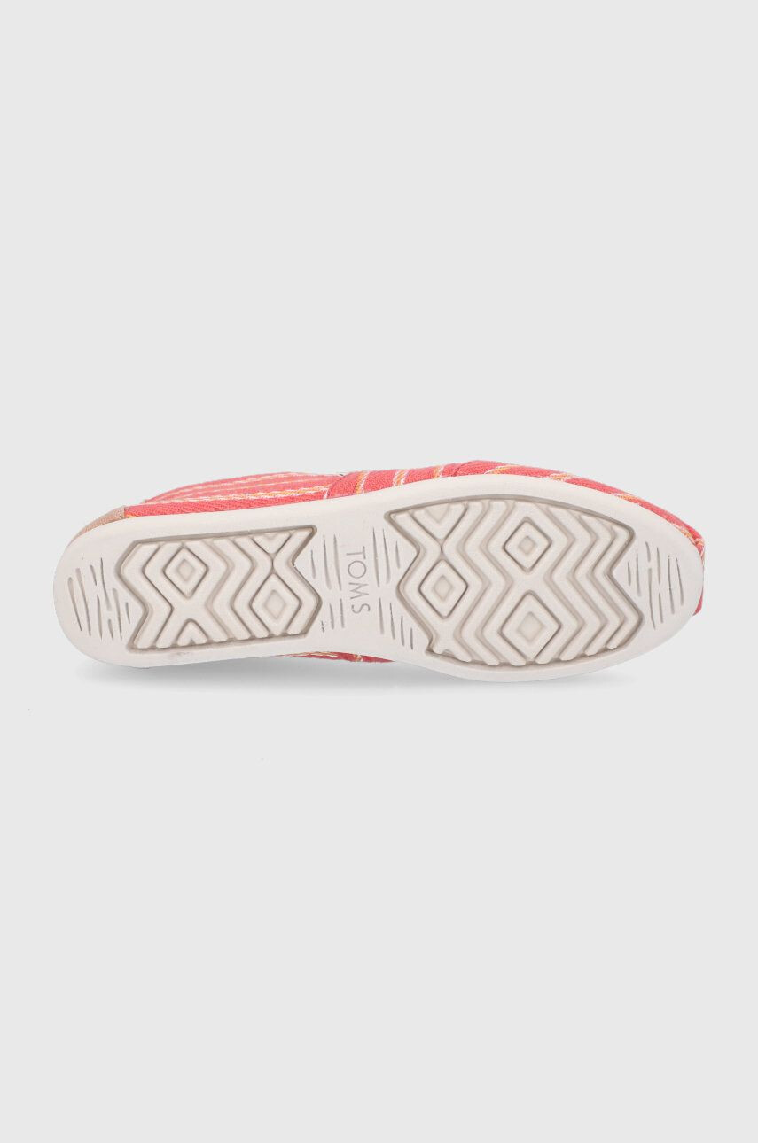 Toms Espadrilky Alpargata červená farba - Pepit.sk