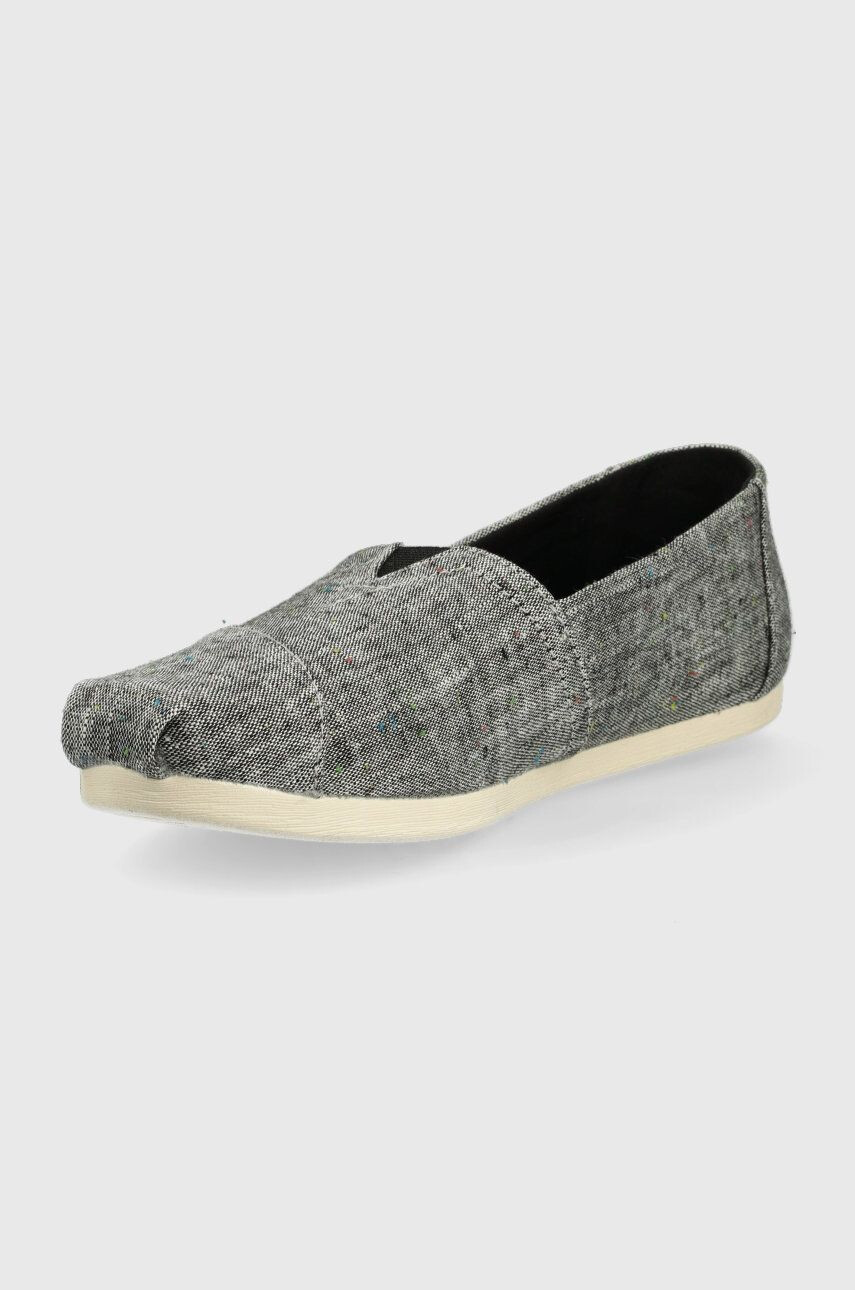 Toms Espadrilky Alpargata šedá farba - Pepit.sk