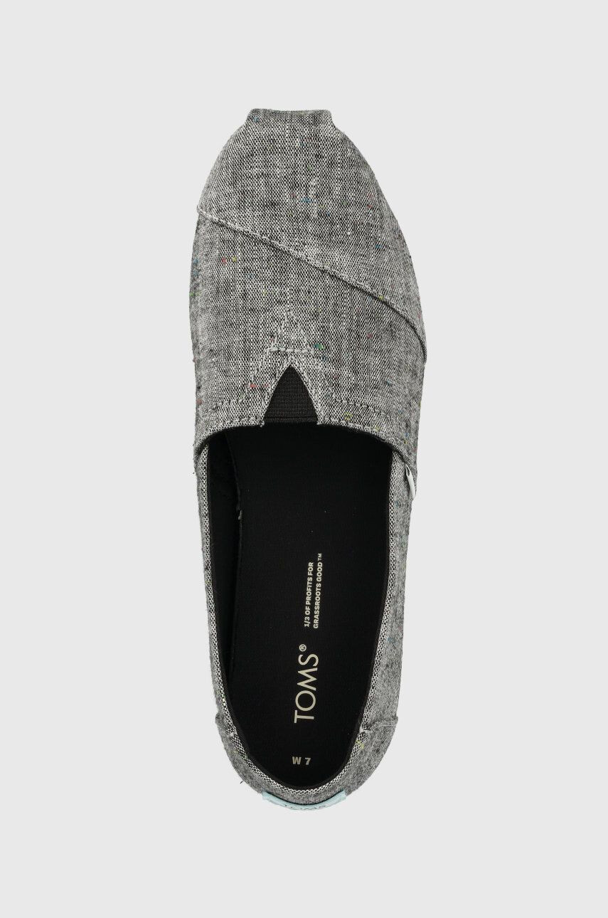 Toms Espadrilky Alpargata šedá farba - Pepit.sk