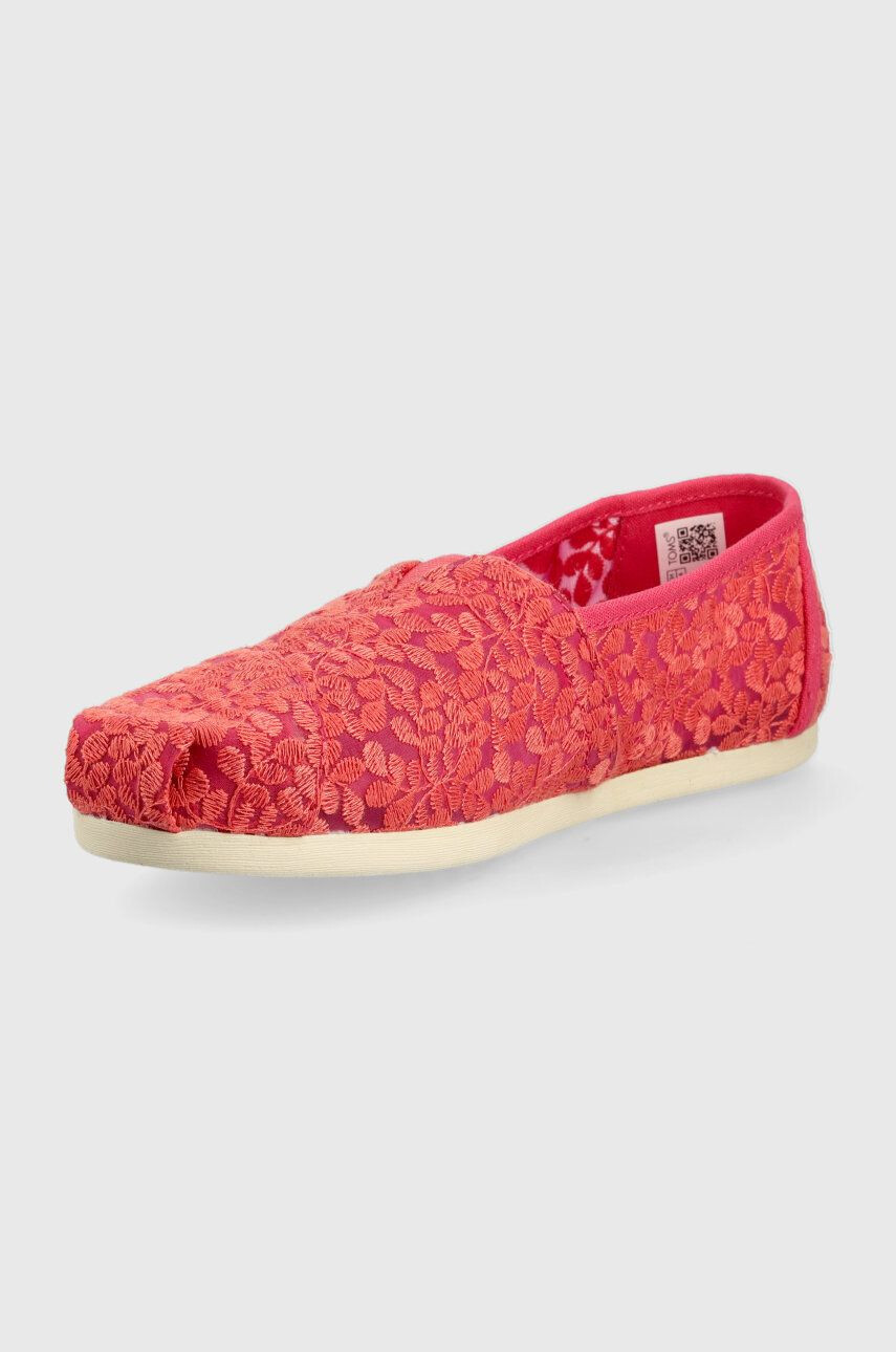 Toms Espadrilky Alpargata ružová farba - Pepit.sk