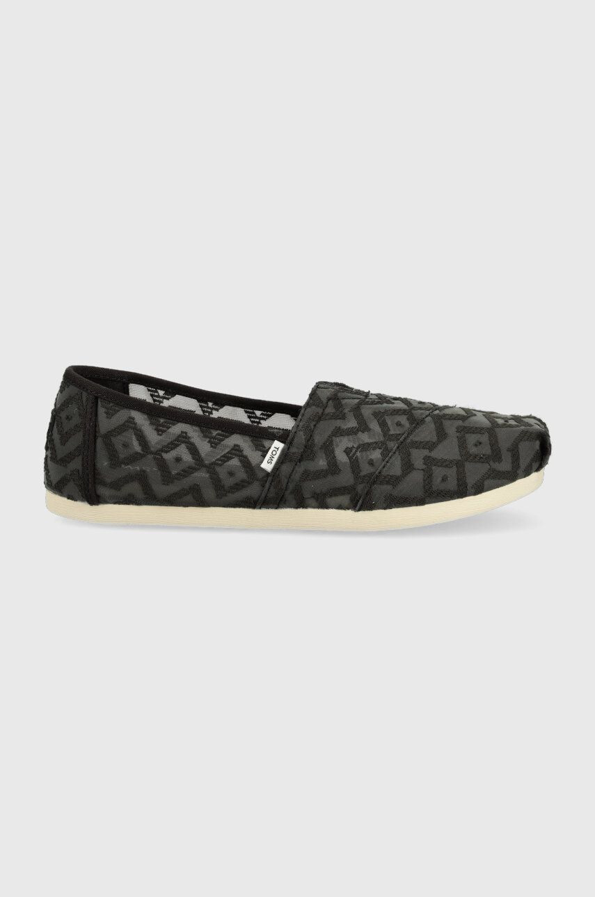 Toms Espadrilky Alpargata čierna farba - Pepit.sk