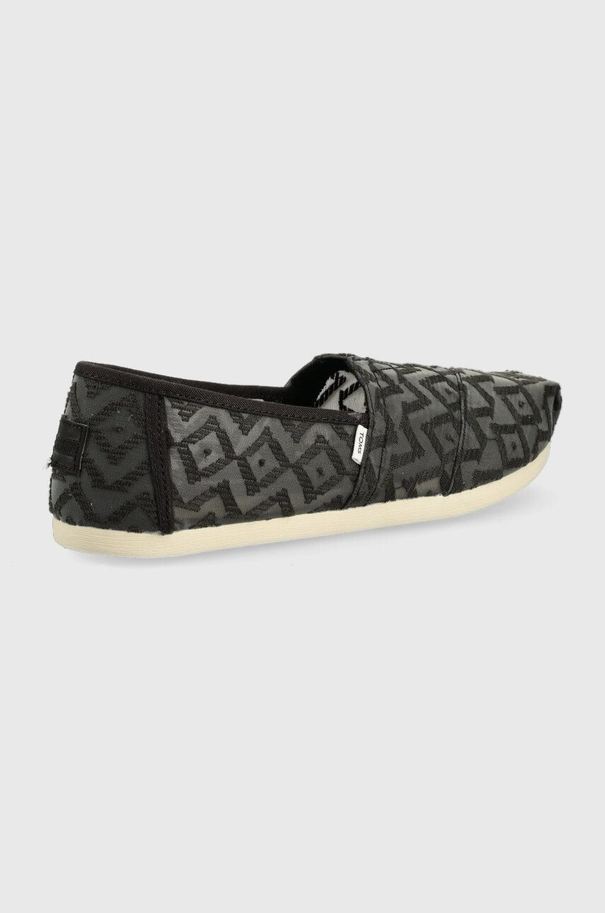 Toms Espadrilky Alpargata čierna farba - Pepit.sk