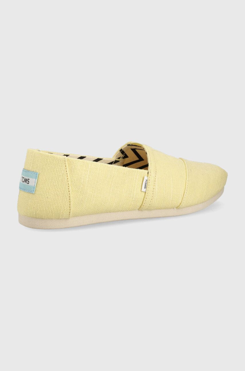 Toms Espadrilky Alpargata žltá farba - Pepit.sk