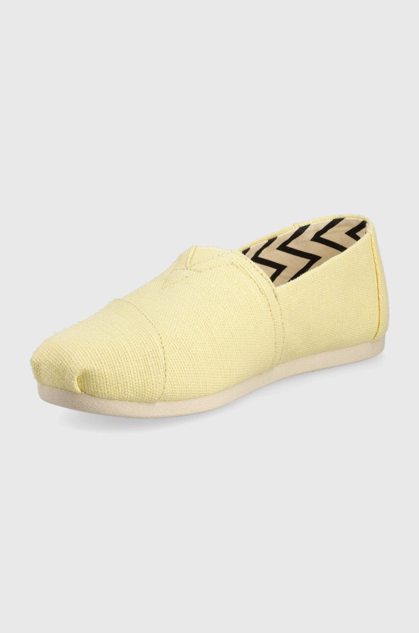 Toms Espadrilky Alpargata žltá farba - Pepit.sk