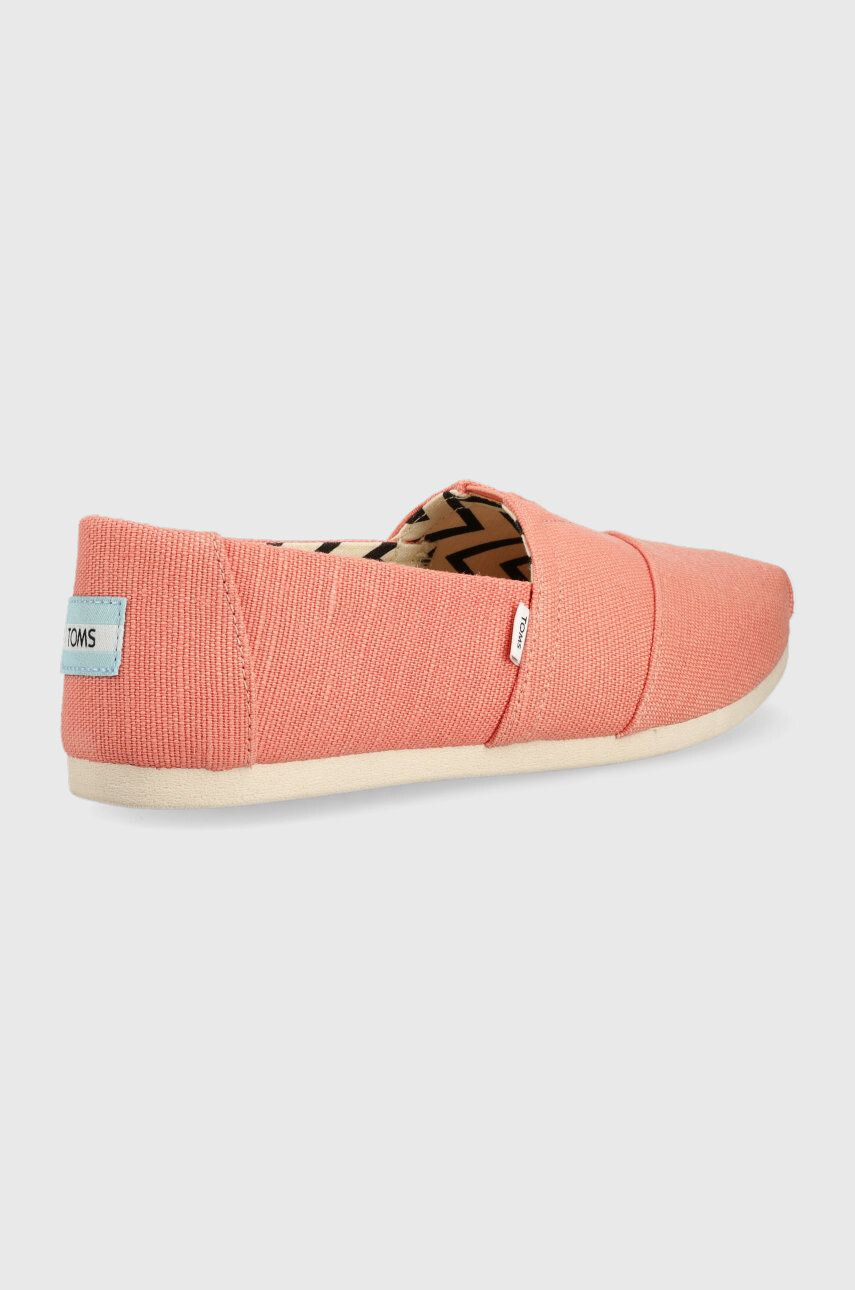 Toms Espadrilky Alpargata oranžová farba - Pepit.sk