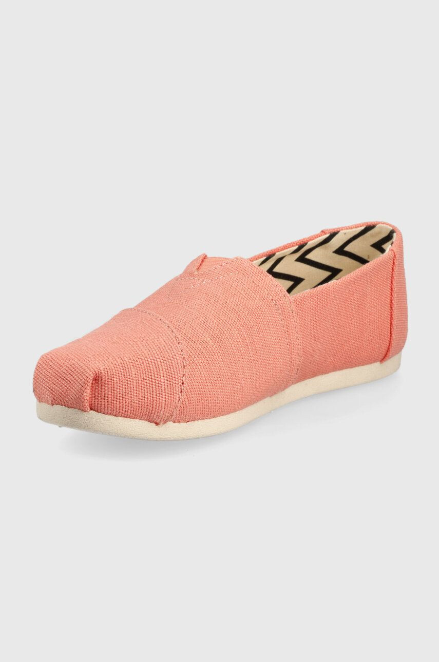 Toms Espadrilky Alpargata oranžová farba - Pepit.sk