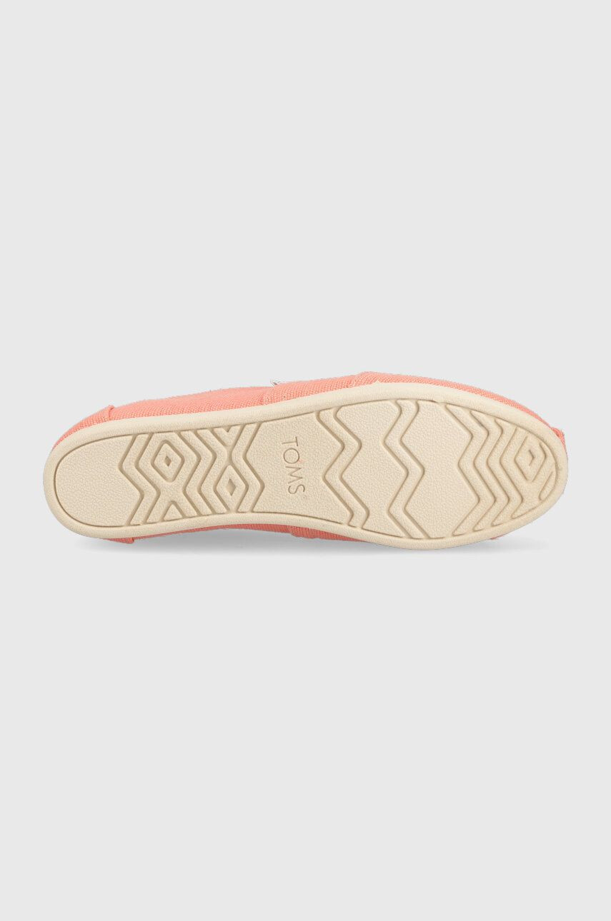 Toms Espadrilky Alpargata oranžová farba - Pepit.sk