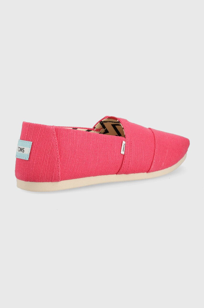 Toms Espadrilky Alpargata ružová farba - Pepit.sk