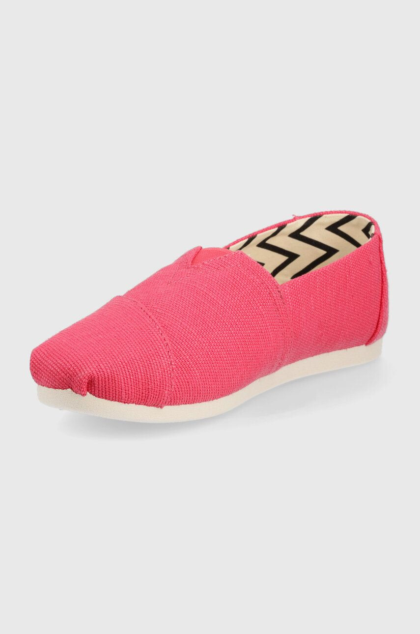 Toms Espadrilky Alpargata ružová farba - Pepit.sk