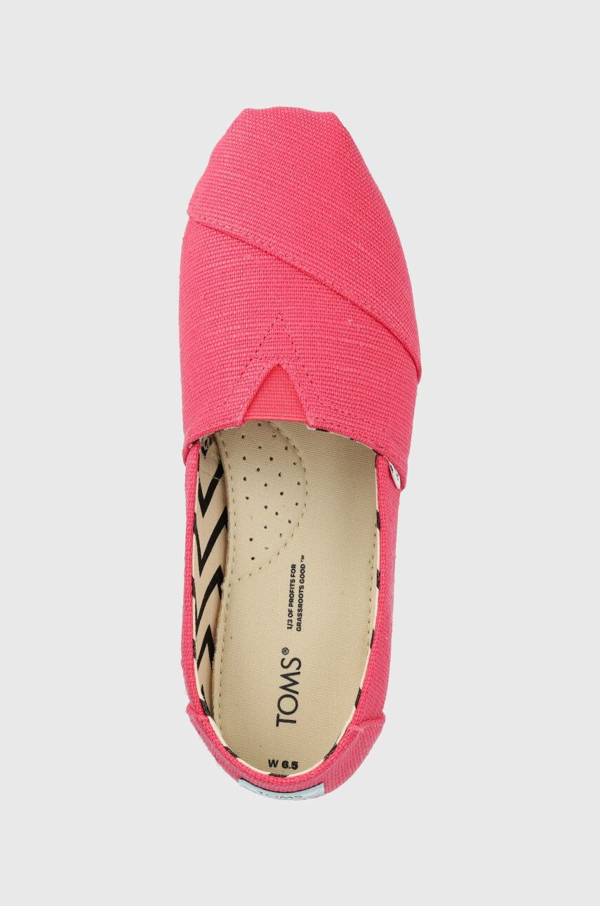 Toms Espadrilky Alpargata ružová farba - Pepit.sk