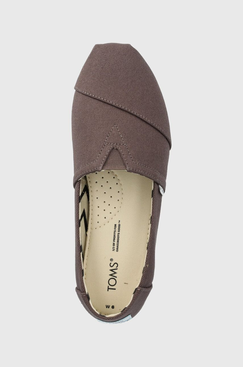 Toms Espadrilky Alpargata šedá farba - Pepit.sk