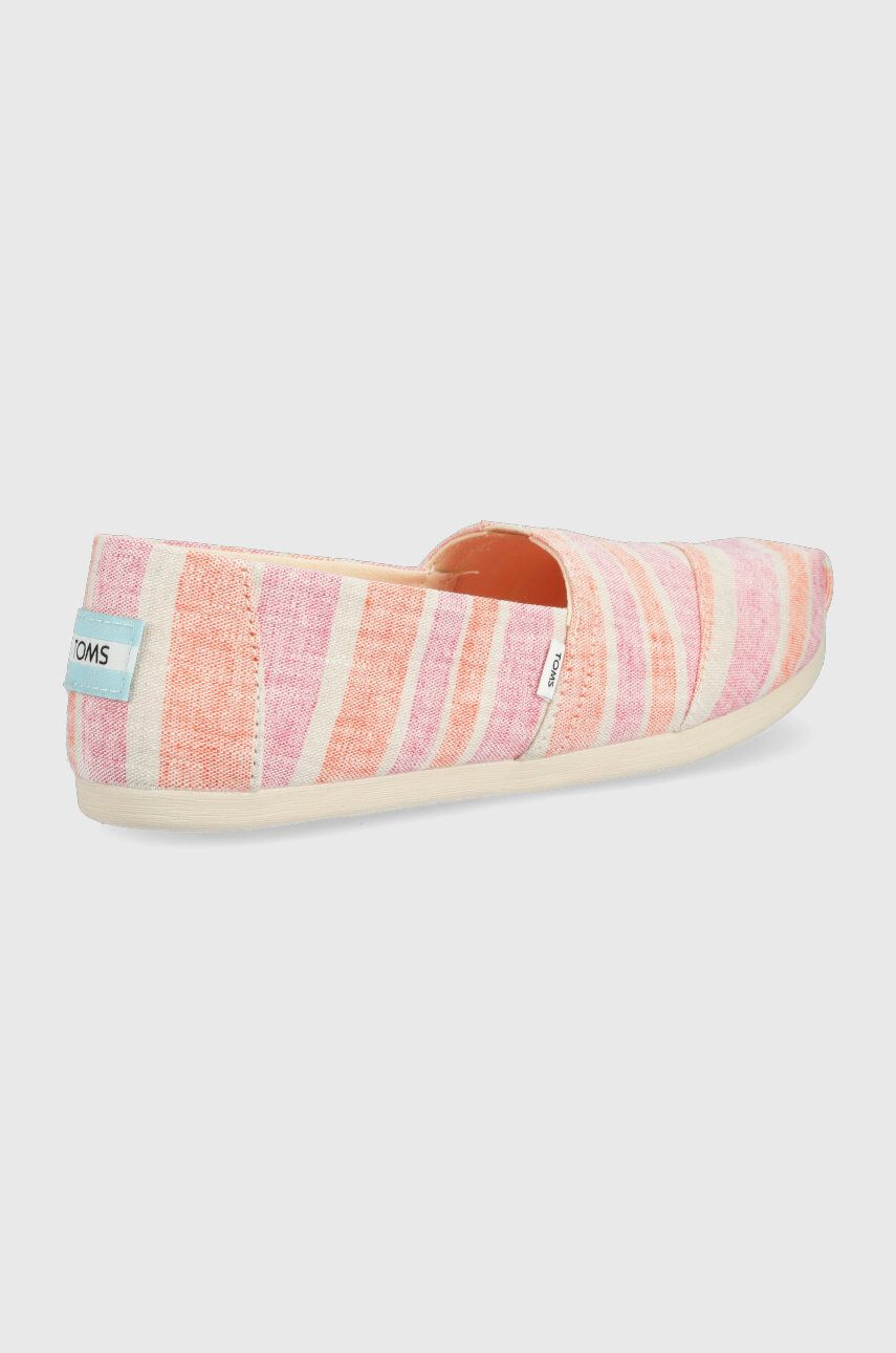 Toms Espadrilky Alpargata ružová farba - Pepit.sk