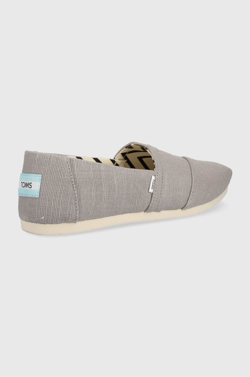 Toms Espadrilky Alpargata šedá farba - Pepit.sk