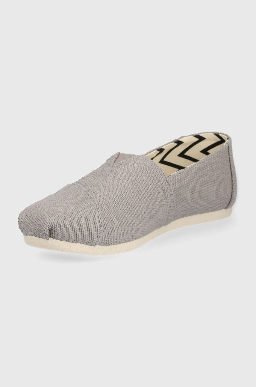 Toms Espadrilky Alpargata šedá farba - Pepit.sk