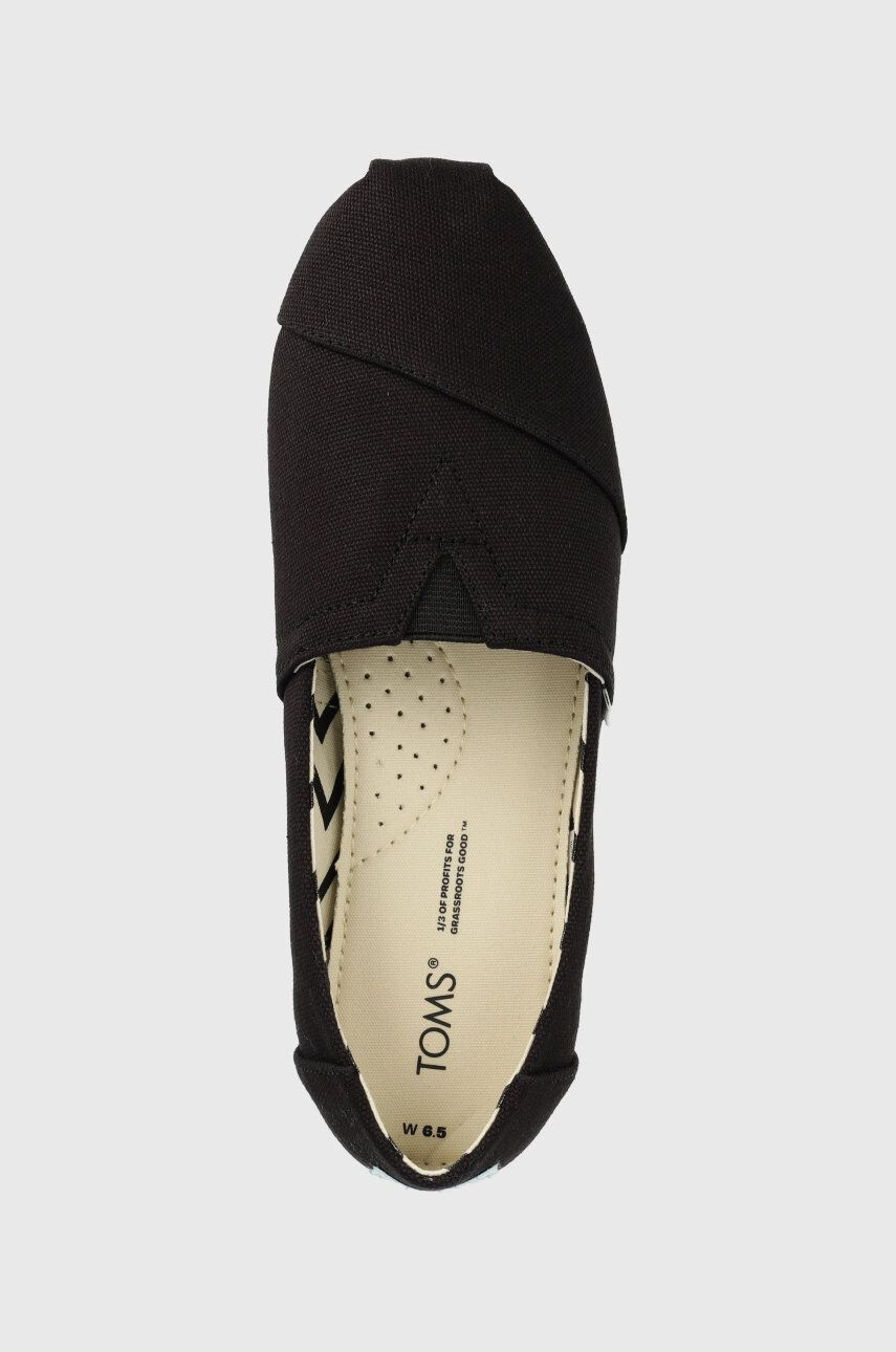 Toms Espadrilky Alpargata čierna farba - Pepit.sk