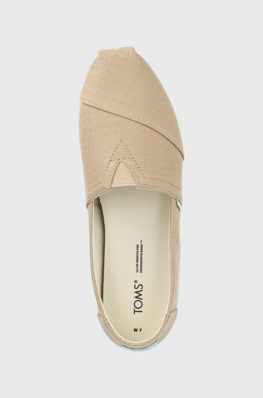 Toms Espadrilky Alpargata béžová farba - Pepit.sk