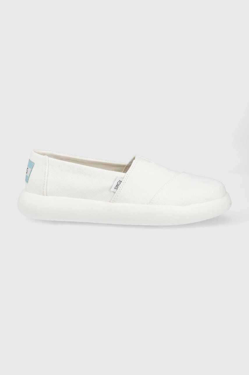 Toms Espadrilky Alpargata Mallow biela farba - Pepit.sk