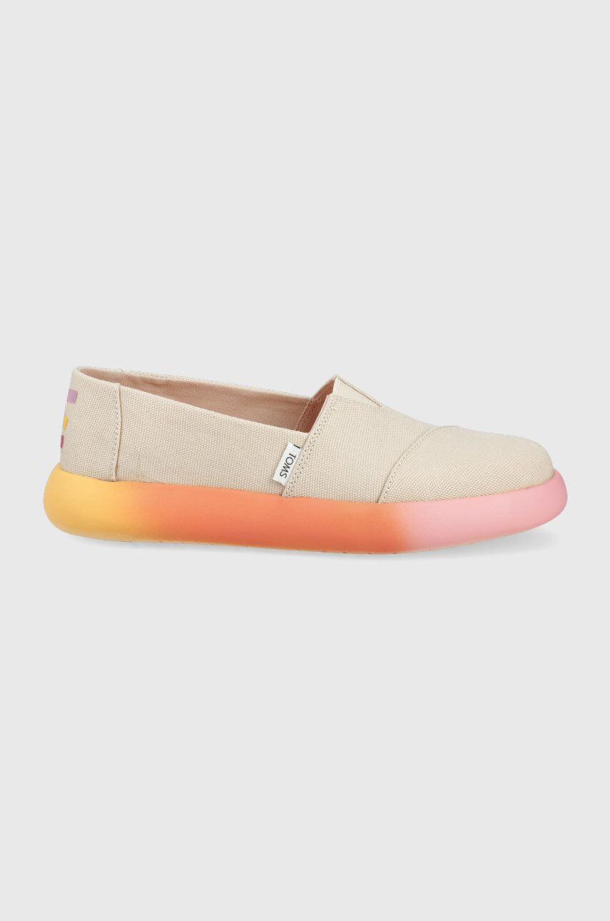 Toms Espadrilky Alpargata Mallow béžová farba - Pepit.sk