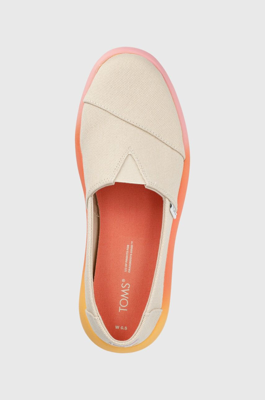 Toms Espadrilky Alpargata Mallow béžová farba - Pepit.sk