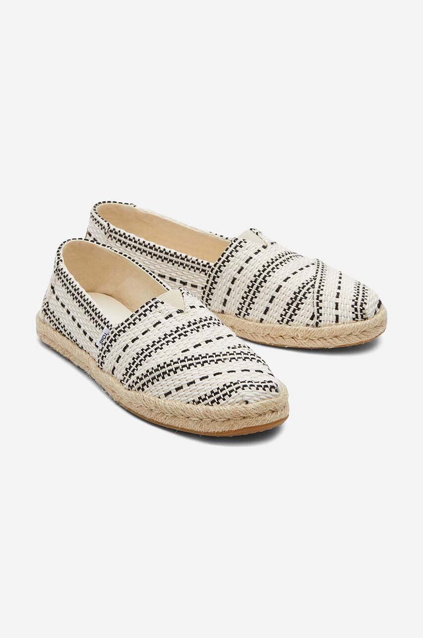 Toms Espadrilky Alpargata Rope 10019685 NATURAL béžová farba - Pepit.sk