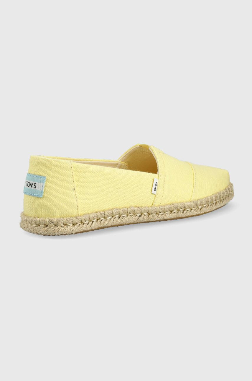 Toms Espadrilky Alpargata Rope žltá farba - Pepit.sk