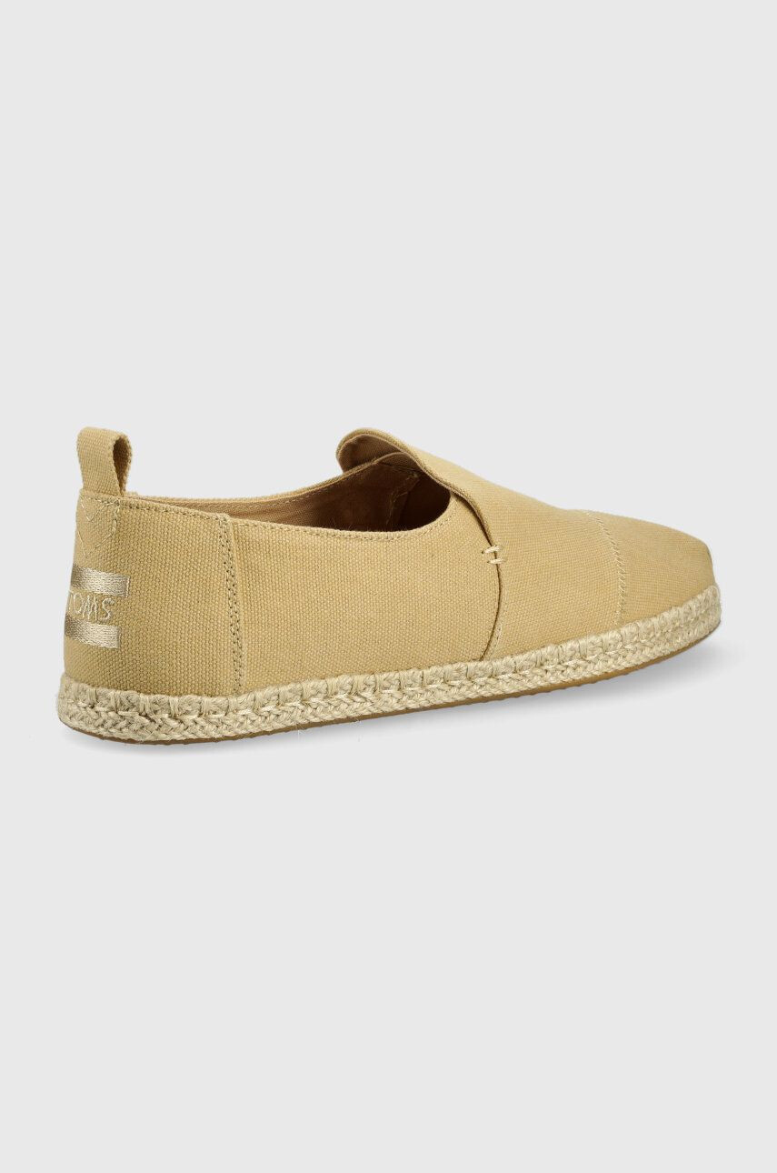 Toms Espadrilky Alpargata Rope čierna farba - Pepit.sk