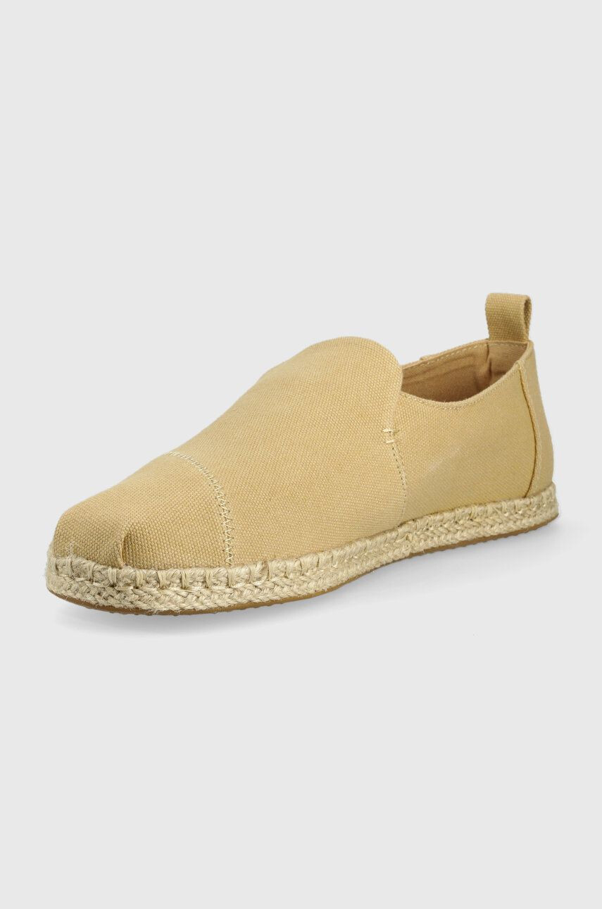 Toms Espadrilky Alpargata Rope čierna farba - Pepit.sk