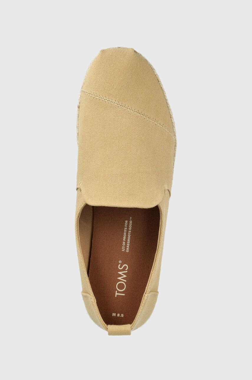 Toms Espadrilky Alpargata Rope čierna farba - Pepit.sk