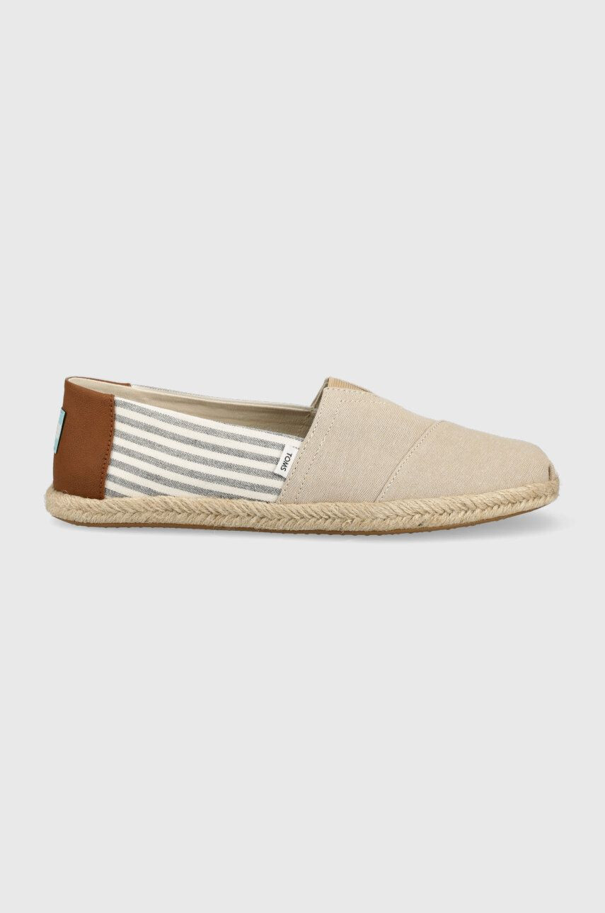 Toms Espadrilky Alpargata Rope béžová farba 10019907 - Pepit.sk