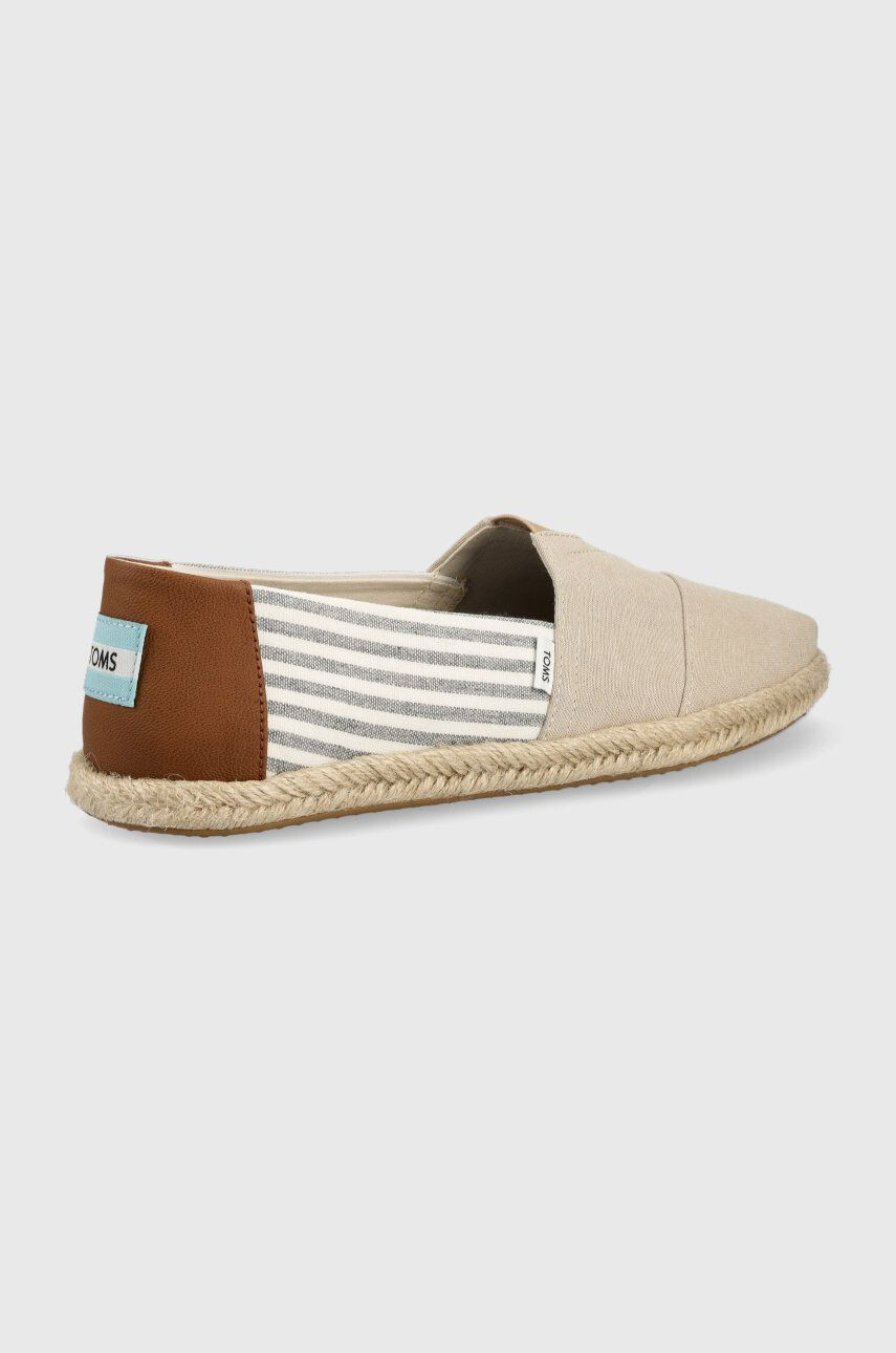 Toms Espadrilky Alpargata Rope béžová farba 10019907 - Pepit.sk