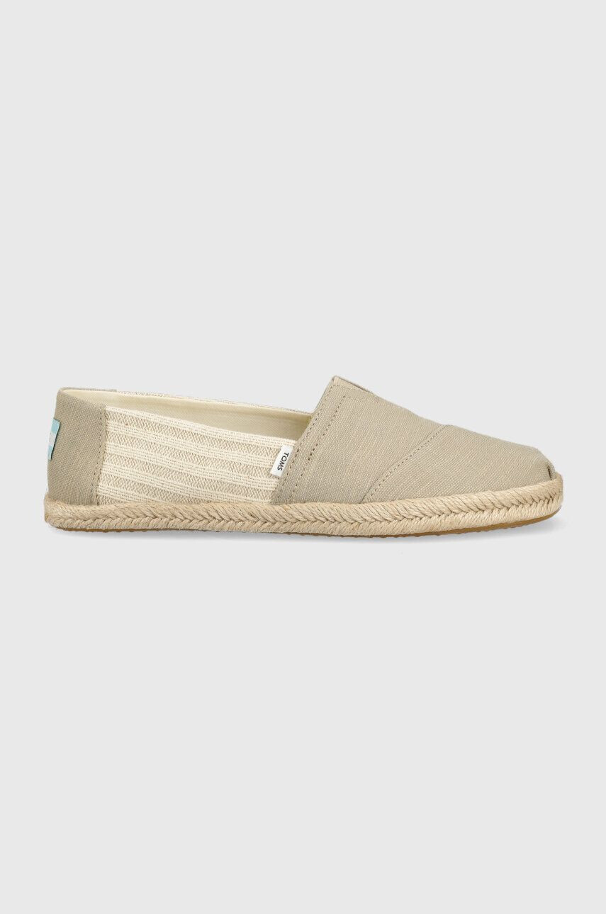 Toms Espadrilky Alpargata Rope béžová farba 10019673 - Pepit.sk