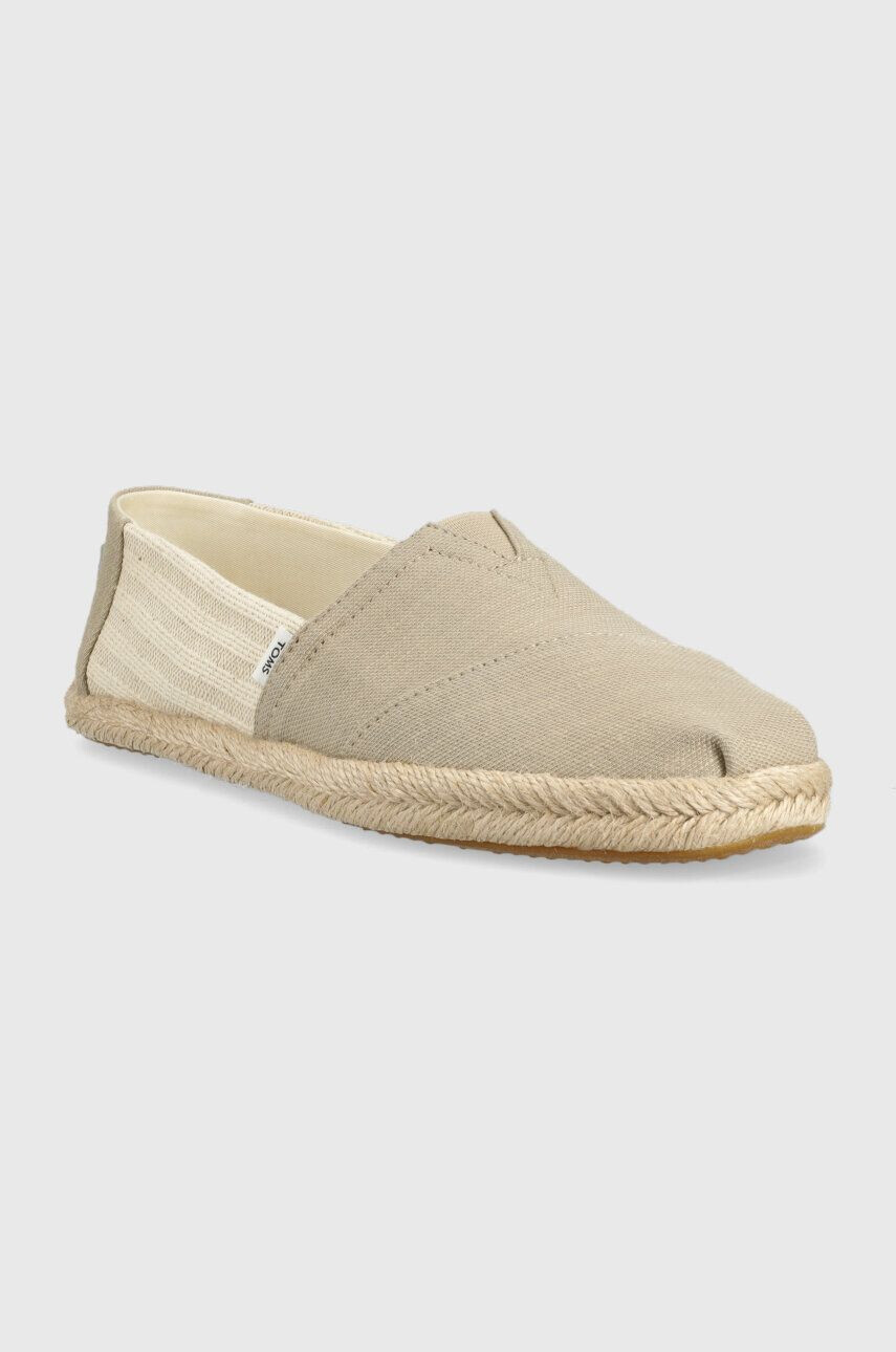 Toms Espadrilky Alpargata Rope béžová farba 10019673 - Pepit.sk