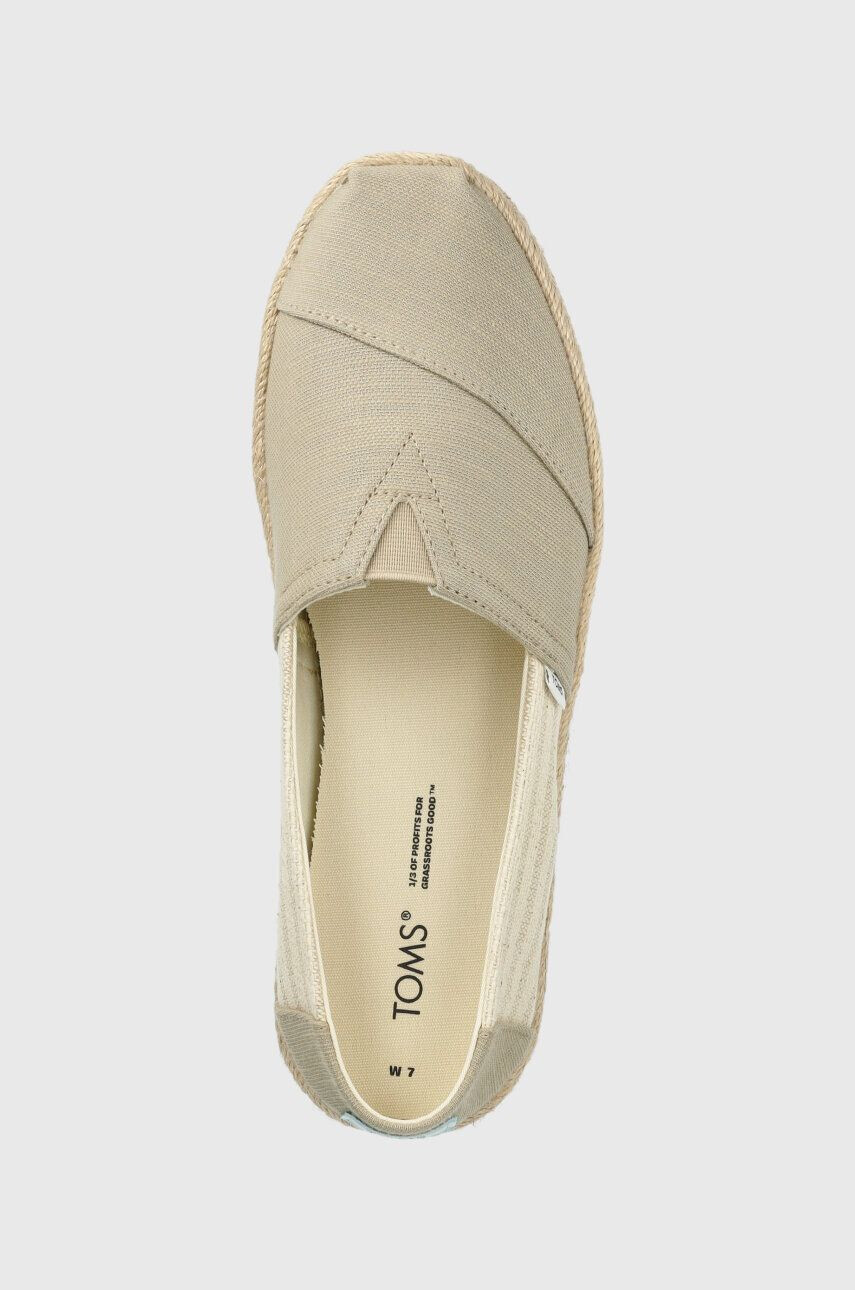 Toms Espadrilky Alpargata Rope béžová farba 10019673 - Pepit.sk